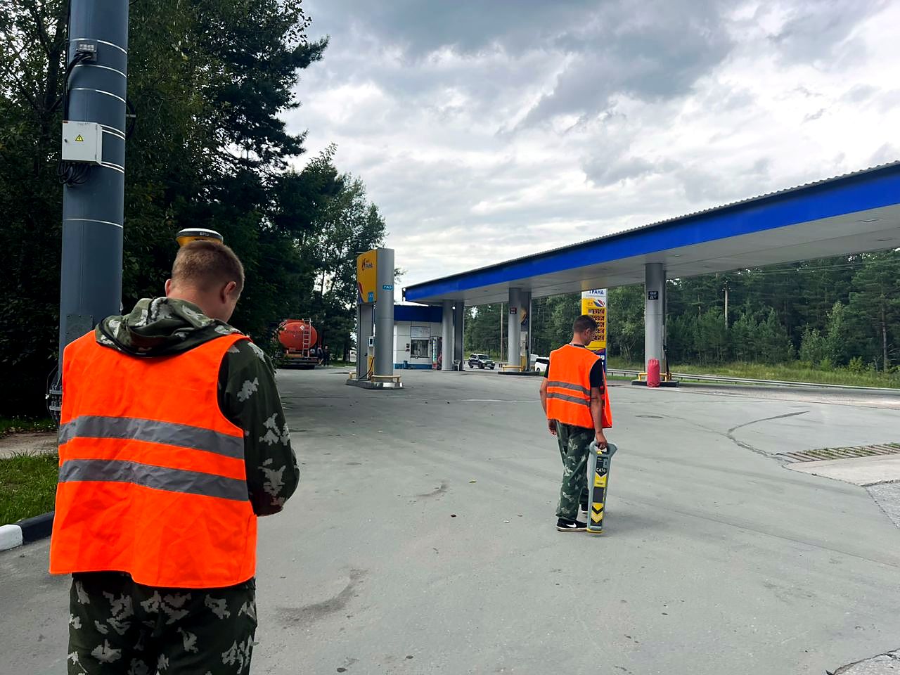 Съёмка АЗС